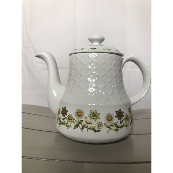 Retro Vintage Alfred Meakin Ironstone Tea Pot - Picture 1 of 3